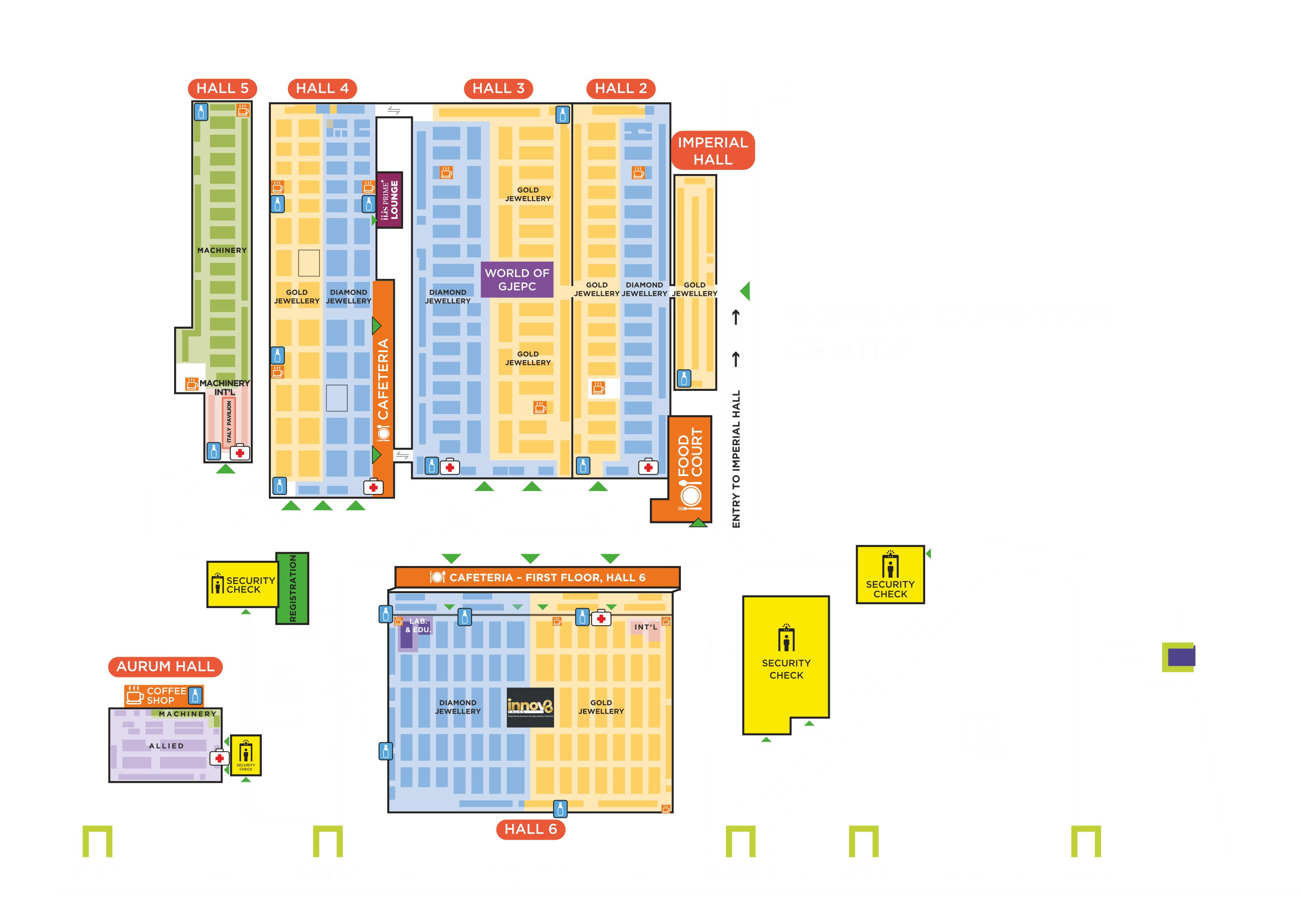 BEC Venue Map